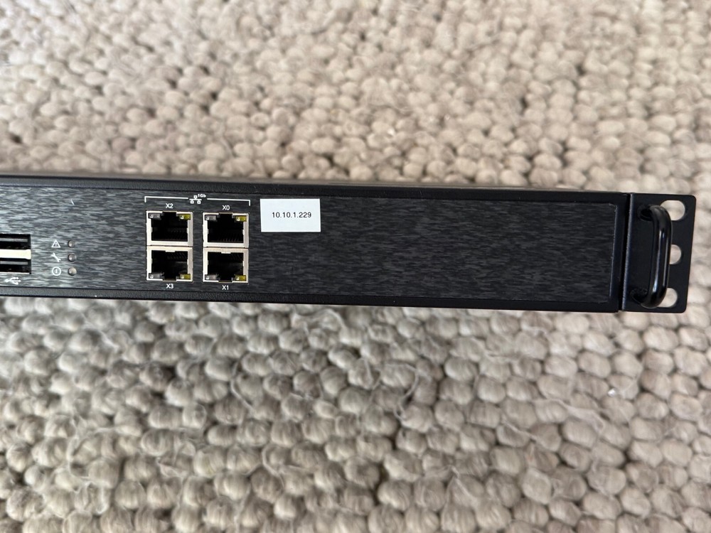 SonicWall Secure Mobile Access SMA 410 Firewall Web Application 1RK33-0D9 SMA410