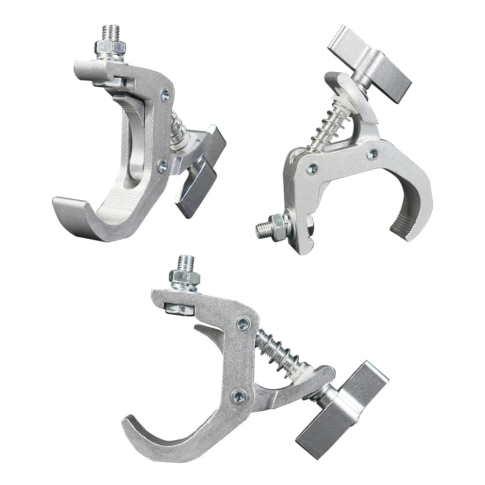 4Pcs Stage Lighting Clamp Truss Bracket Hook Clamp DJ Projector Bar Light