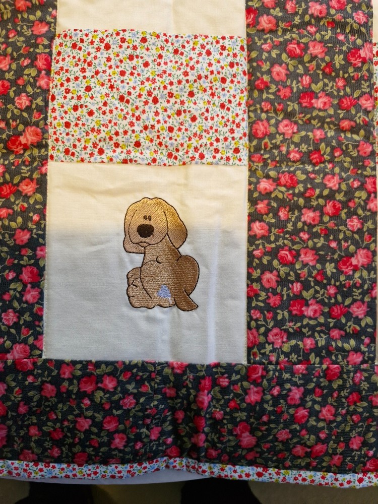 Embroidered blanket with unique design. A real one off purchase.
