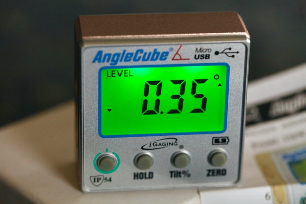 Digital Angle Cube Gauge Bluetooth Level Protractor Magnetic Angle Cube Gauge