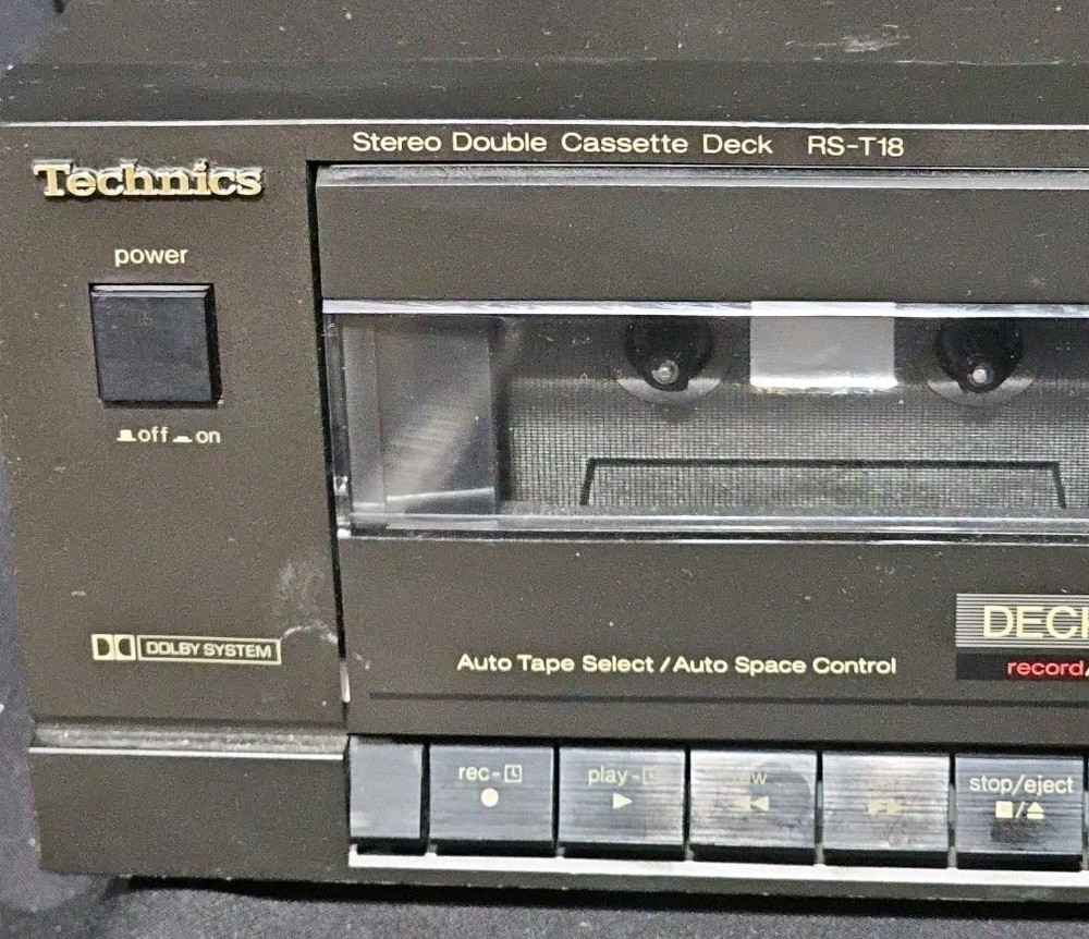 Technics RS-T18 Stereo Dual Cassette Deck.