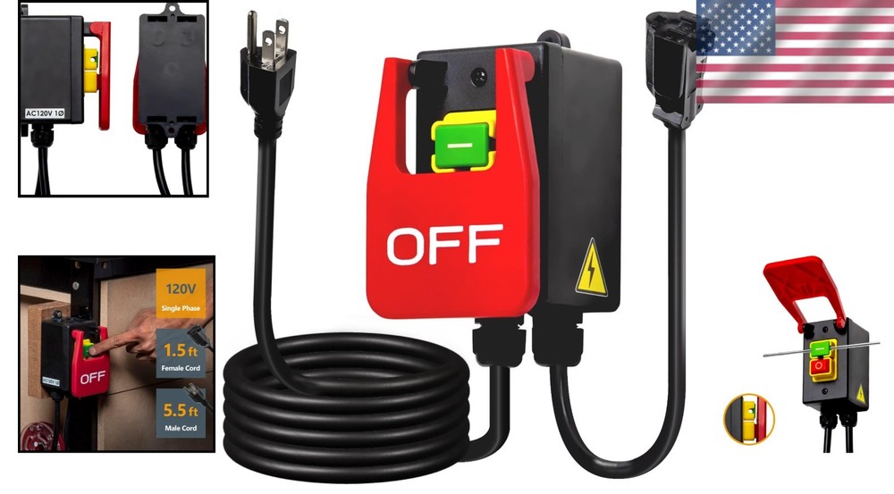 Hands-Free On/Off Switch for Woodworking