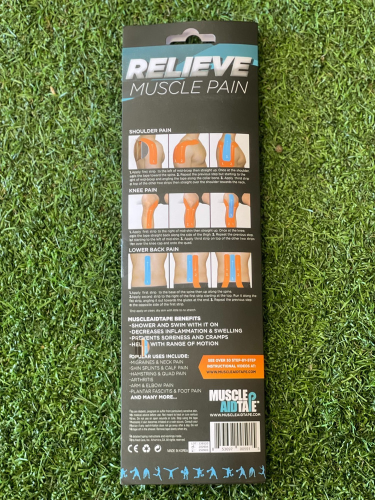 Muscle Aid Strips-Blue
