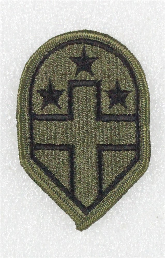 Army Patch: 196th Maneuver Enhancement Brigade - subdued, merrowed edge