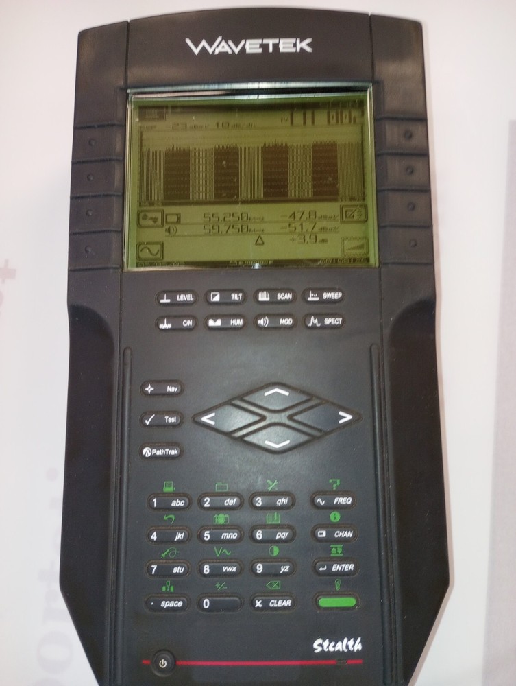 WAVETEK SDA-5000 Stealth Digital Analyzer Meter + CHARGER + CONNECTORS