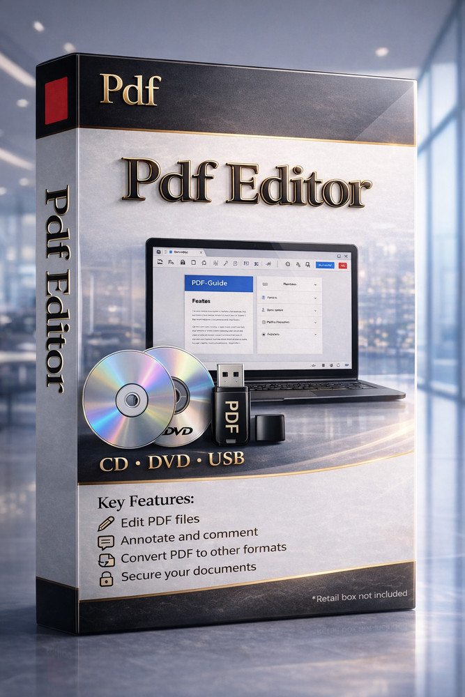 PDF Editor Tools USB Drive – Create • Read • Convert for Windows