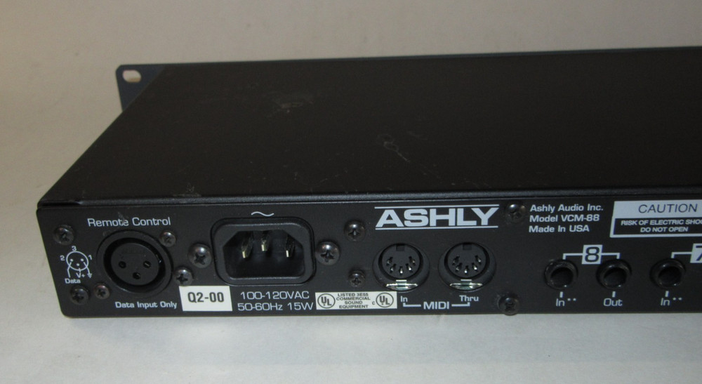 Ashly VCM-88, 8-Channel VCA Matrixing Level Controller - USED