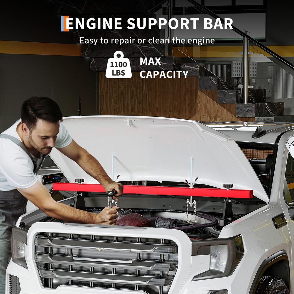 Engine Support Bar 1100 LBS Motor Transverse Bar Engine Load Leveler