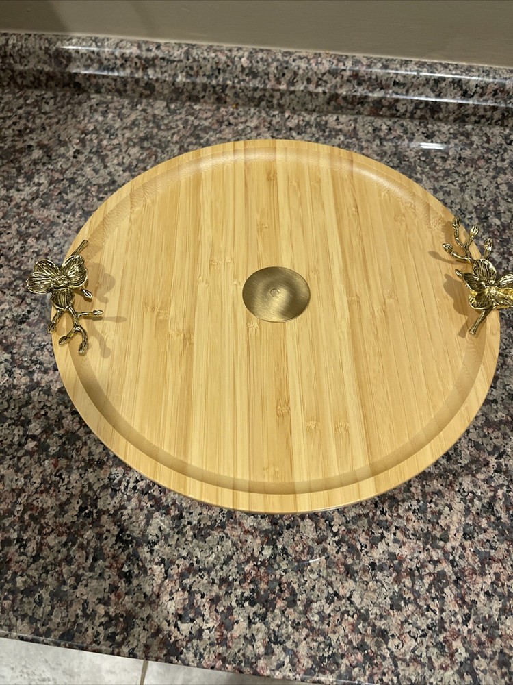 Round Wood Cake Stand, Desert Stand
