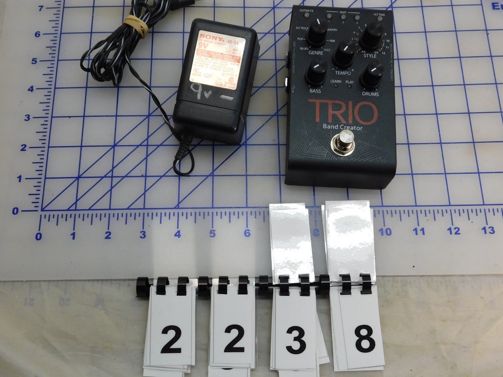 DigiTech Trio Band Creator and Looper, with power supply