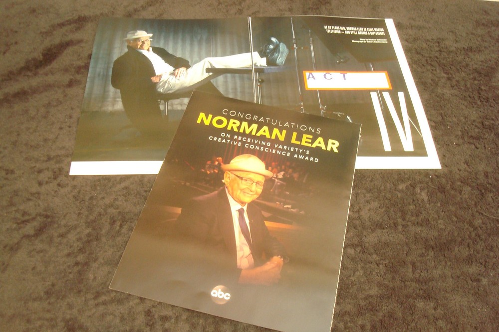 NORMAN LEAR article for Creative Conscience Award & DAVID E. KELLY Ally McBeal