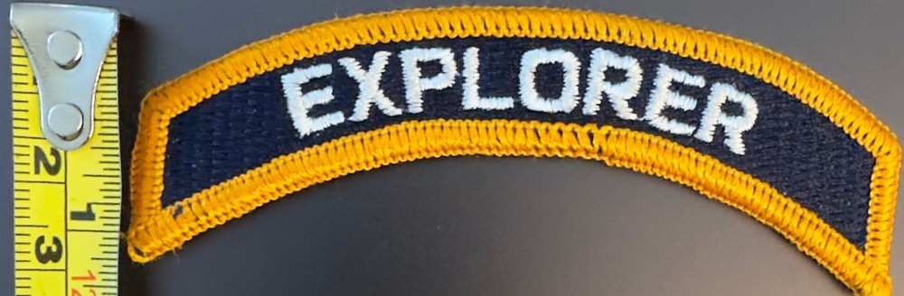 Explorer Rocker Patch Unsewn  3.75"