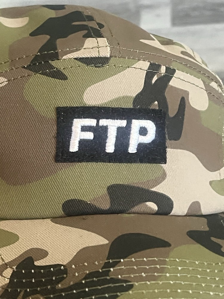 FTP detachable LOGO CAMP HAT(BLACK