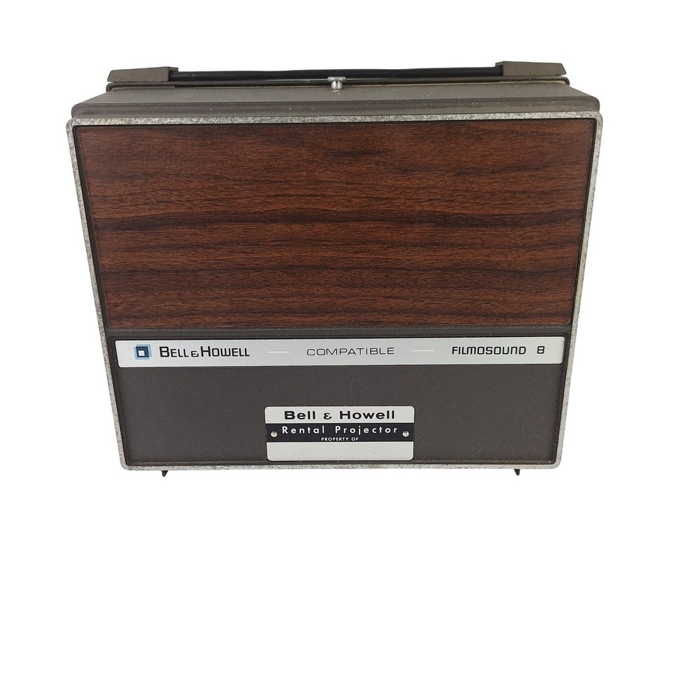 Bell & Howell Autoload 8mm Projector Design 497A Multi Motion Super 8 Woodgrain