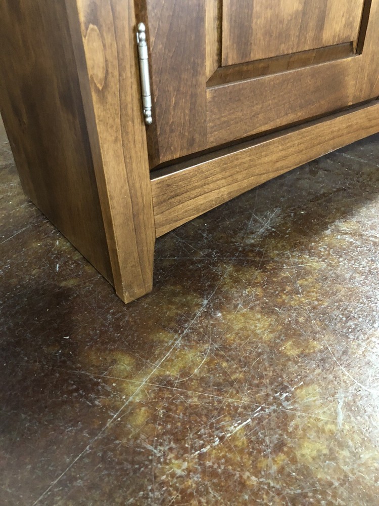 5 Shelf Bookcase - Solid Alder Wood.