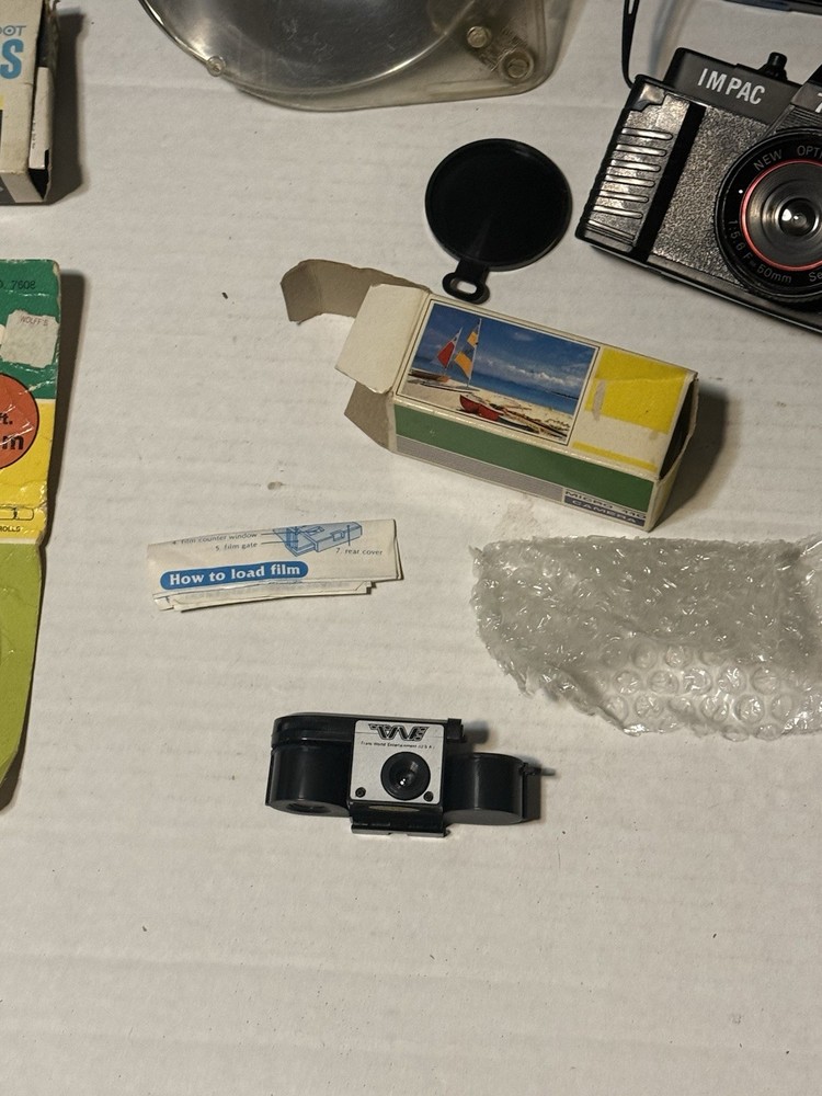 Vintage camera Lot with some stuff being NOS!