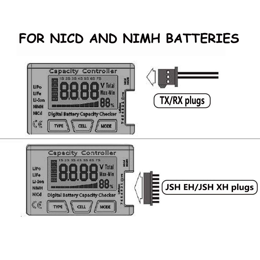 Cellmeter 7 Digital Battery Capacity Voltage Tester