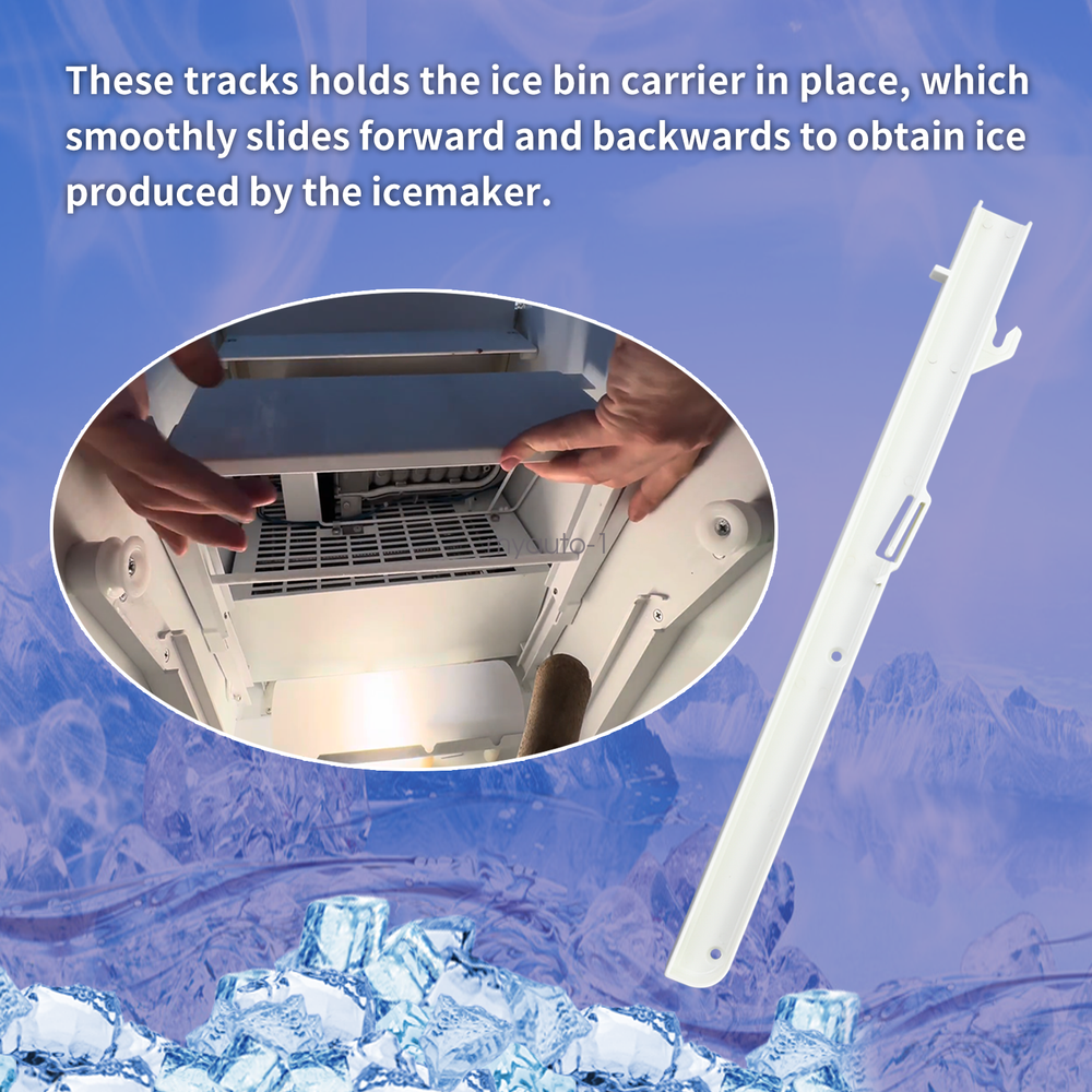 Left side Replacement Fits Subzero Ice Bucket Slides 7014649