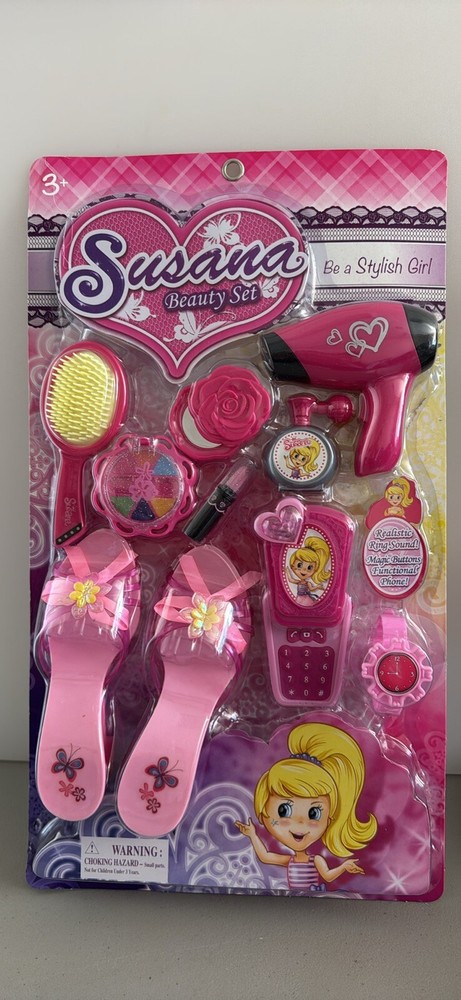 kids pretend play beauty set