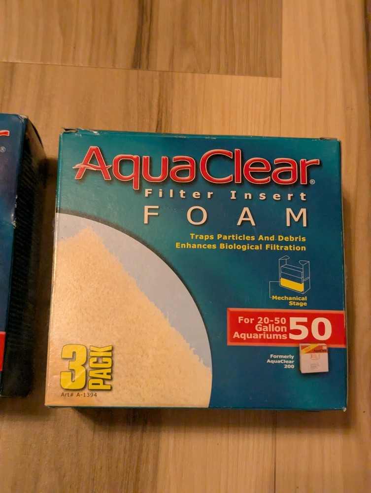 AquaClear Activated Carbon and Filter Insert Foam