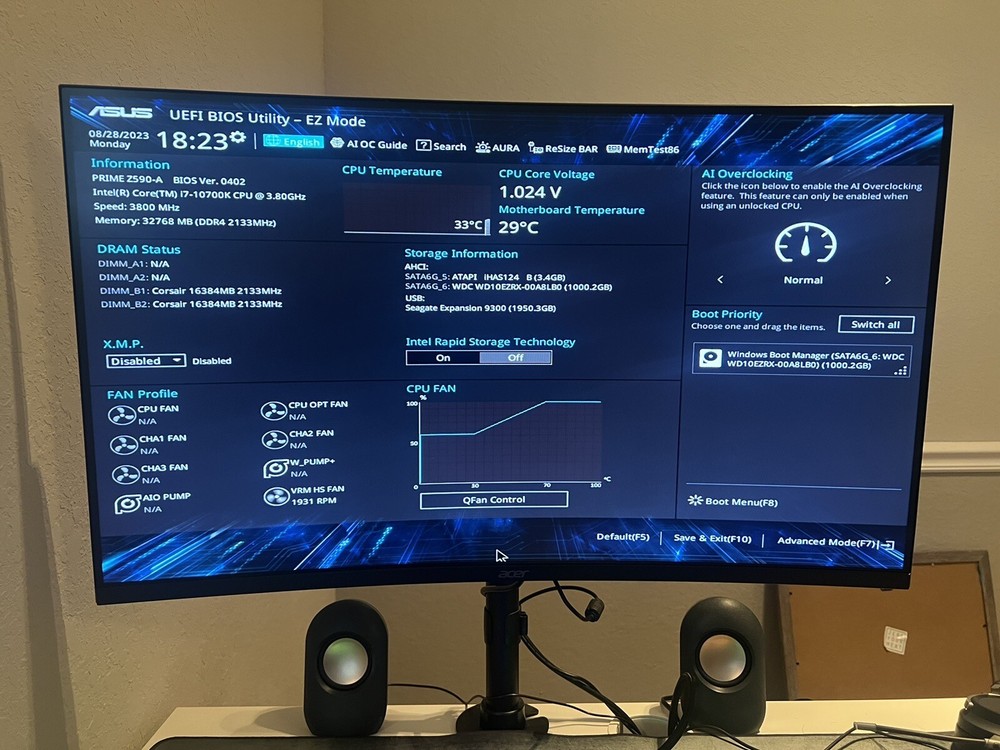 gaming pc full setup used