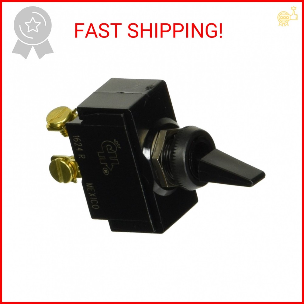 Cole Hersee 54100-BP SPST Toggle Switch