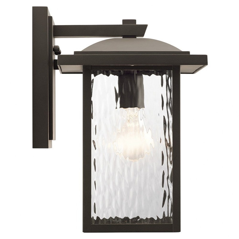 1 light Medium Outdoor Wall Lantern - with Transitional inspirations - 13.25
