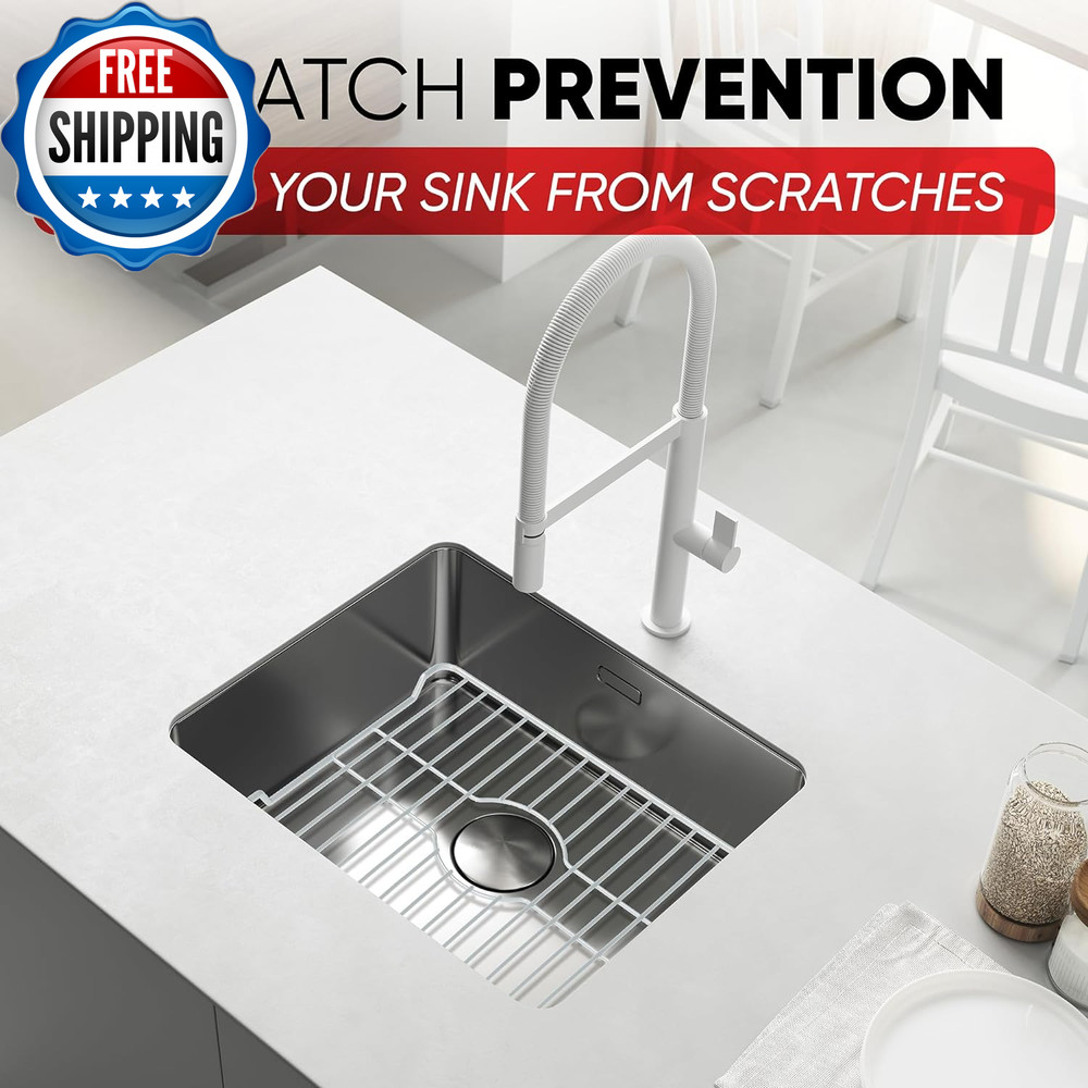 Small White Sink Protector
