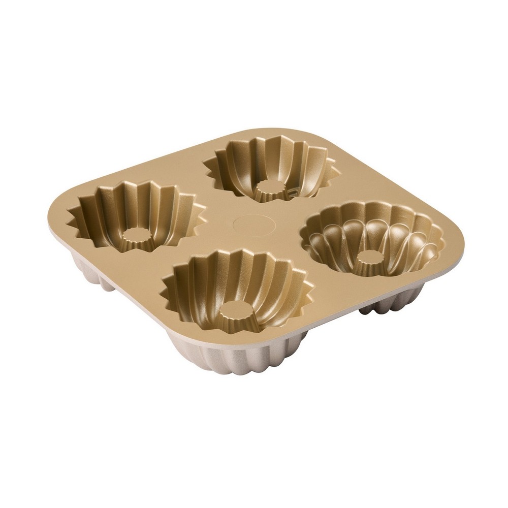 Bakemaster Assorted Mini Fluted Ring Cake Pan 24x24cm