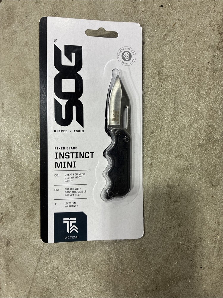 SOG Fixed Blade Instinct 2.3" Blade 5.9" Overall