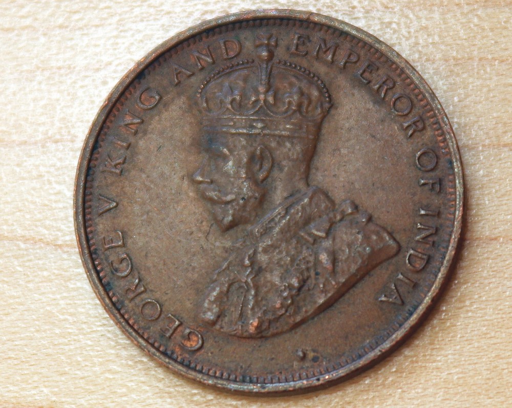 1926 Ceylon Sri Lanka 1 Cent