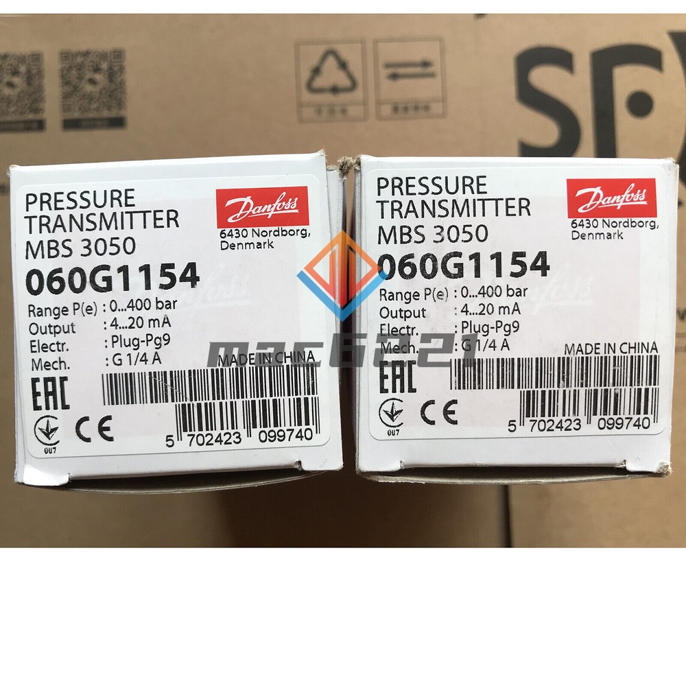 Danfoss MB3050 060G1154 Pressure Transmitter New #