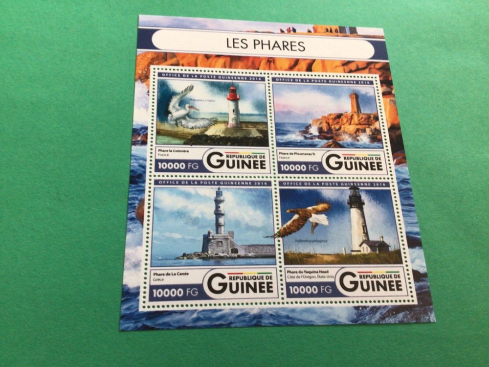 Guinea Lighthouses 2 mint never hinged stamps sheets A16967