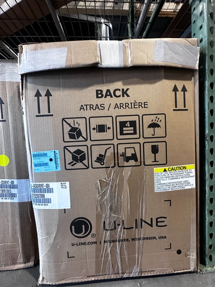 U-LINE ADA24RINT-00A 24" Compact Refrigerator Reversible Door NEW PANEL READY