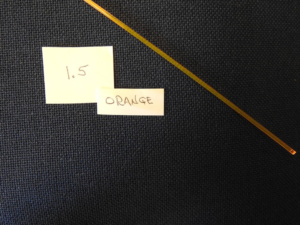 FIBER OPTICS, 1.5 mm ORANGE FOR MUZZEL LOADER FRONT SITE