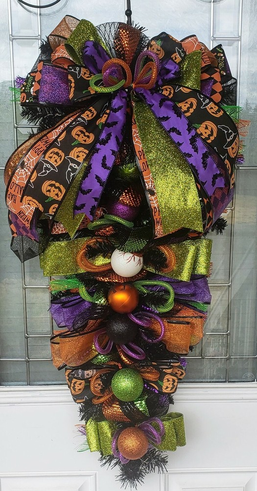 Halloween Swag with lights