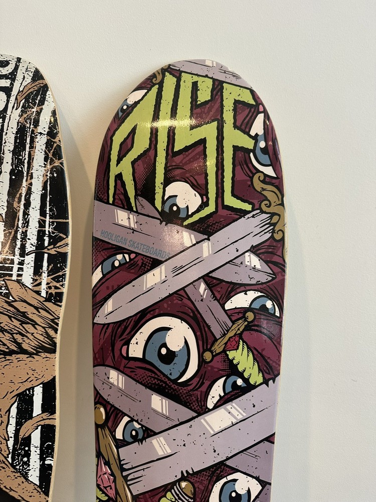 2 Rise Against Skateboard Skate Decks