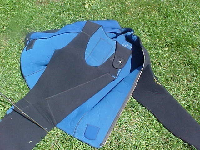 Dive Suit fresh water usage.