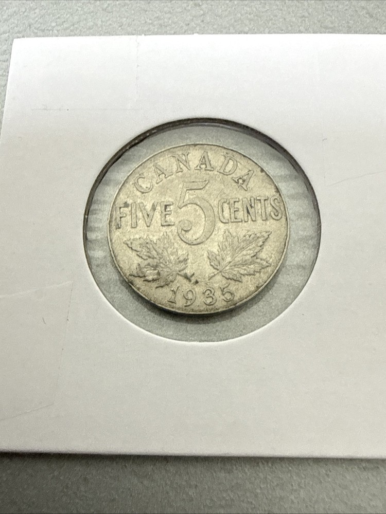 1935 Canada Five Cent Coin