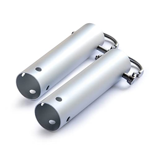 Pool Tool Holder and Organizer; Storage System for Brushes, Leaf 3 Matte Silver