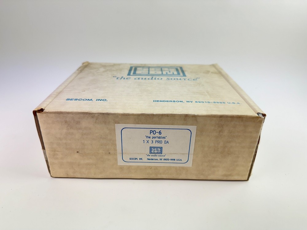 Sescom PO-6 "the portables" 1x3 PRO DA