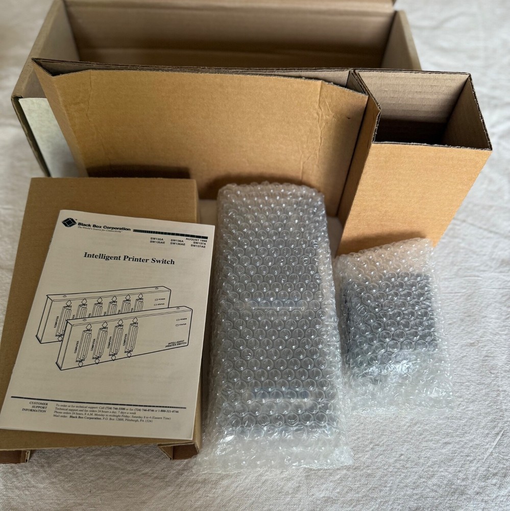BLACK BOX SW135A Intelligent Printer Switch. New! Old Stock!