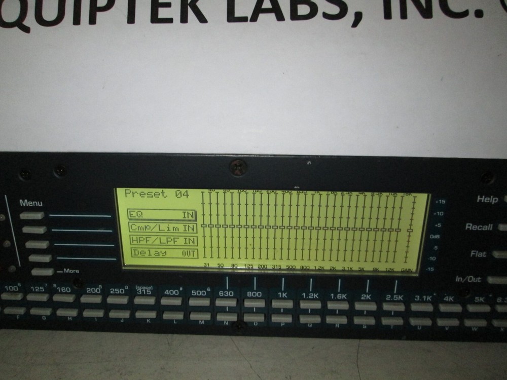 Ashly Four Channel 24 bit Digital Graphic Equalizer Protea System ll 4.24G