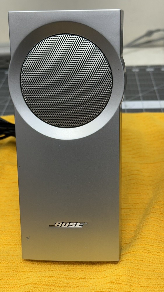 Bose Companion 2 Silver Black Multimedia Computer Speakers Work Great W/ Cable🔥