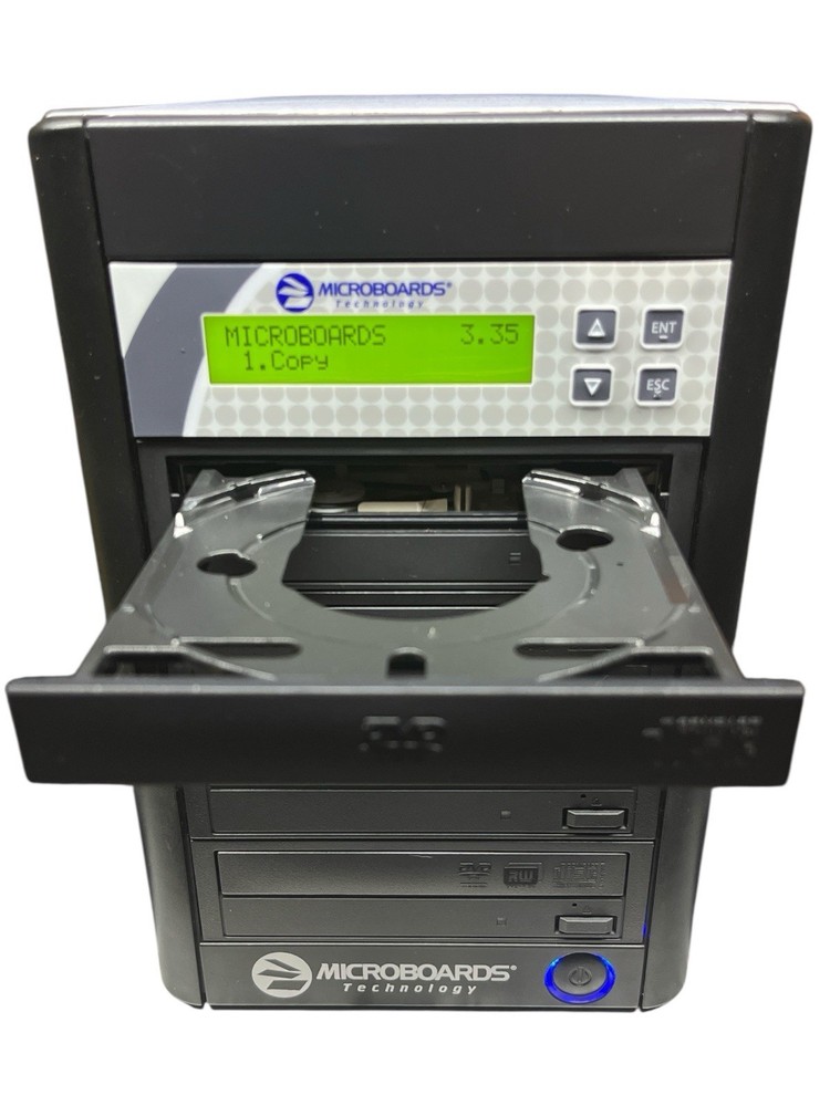Microboards DVD/CD Duplicator Tower 1-to-4 Tested Powers On QD-DVD Serie