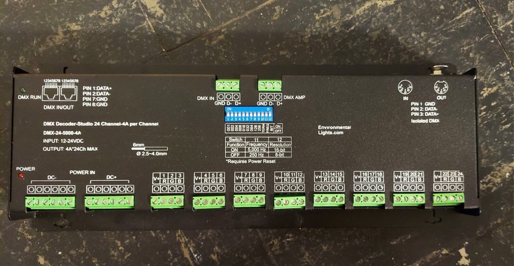 dmx decoder-stuido 24 Channel