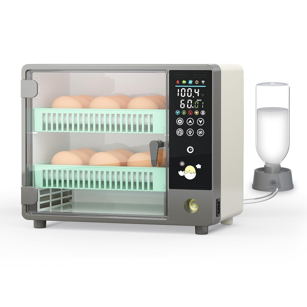 Incubators for Hatching Eggs, Egg Incubator with Automatic Egg Turning and Humid
