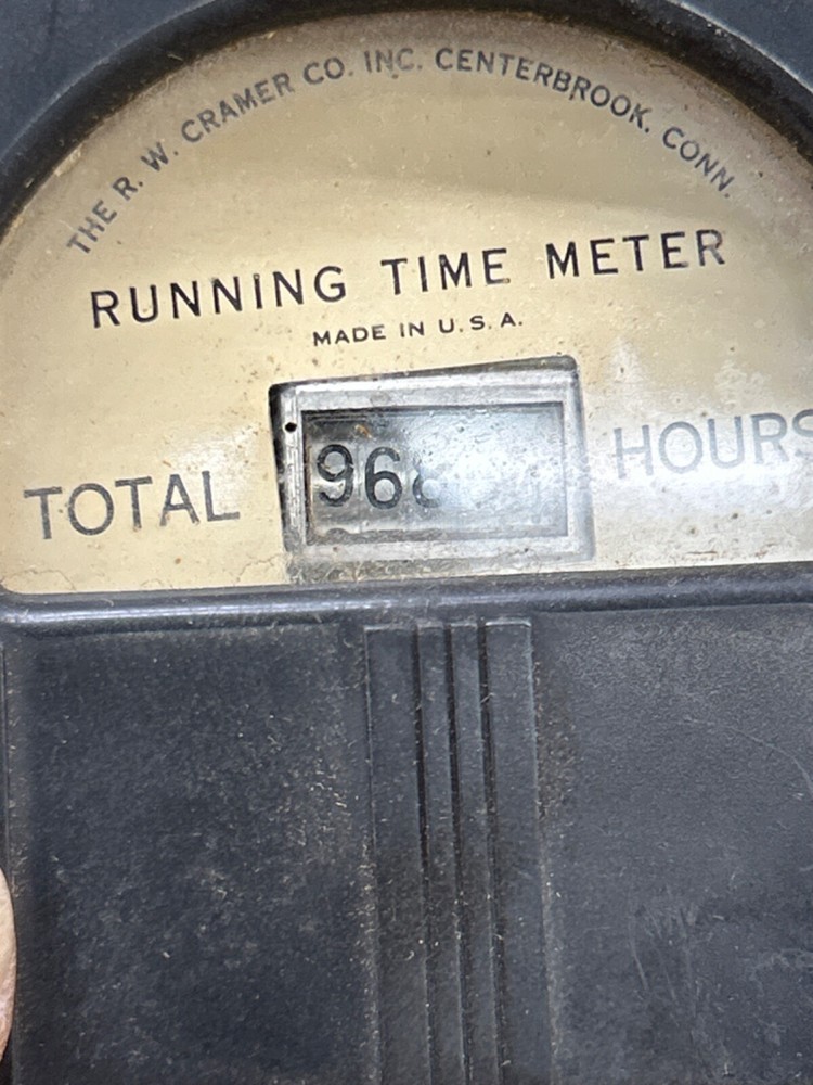 Vintage RW Cramer Running Time Meter Gauges
