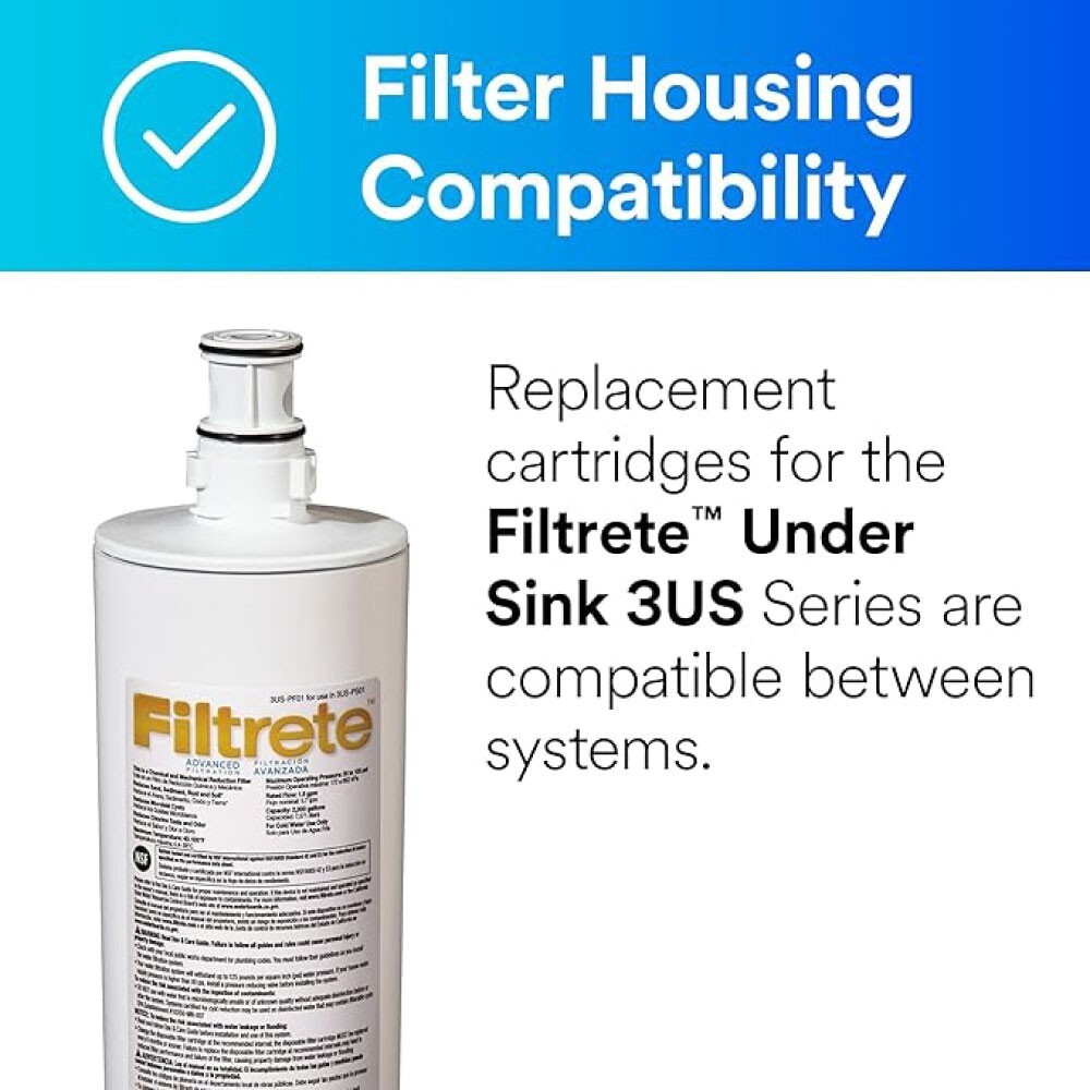 3M Filtrete Quick Change Advanced Under Sink Replacement Model 3US-PF01