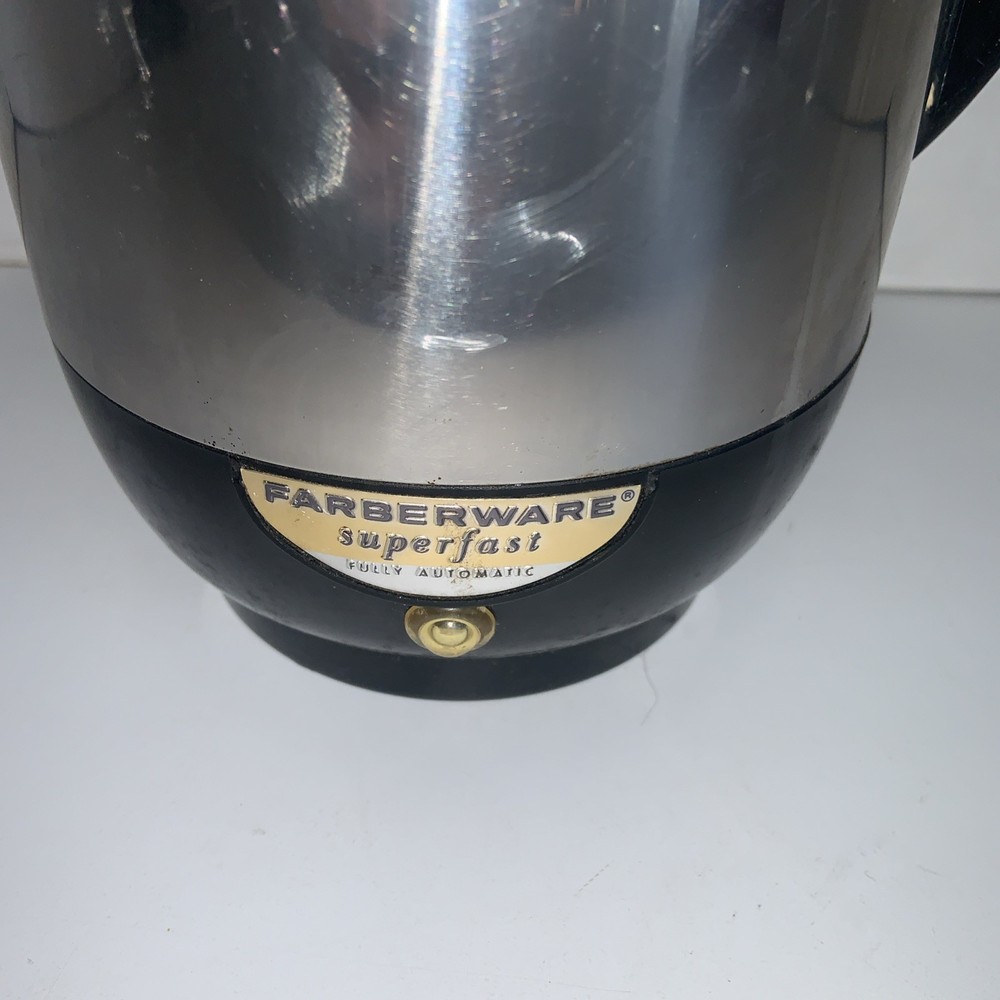 Vintage Farberware 12 Cup Super Fast Automatic Percolator Model 122B Tested
